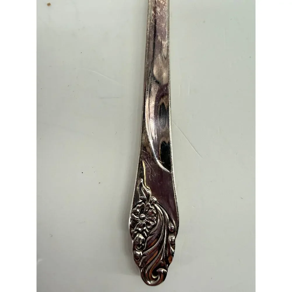 Oneida Community Evening Star Silverplate Teaspoons Tablespoons 1950 Mixed Lot 4